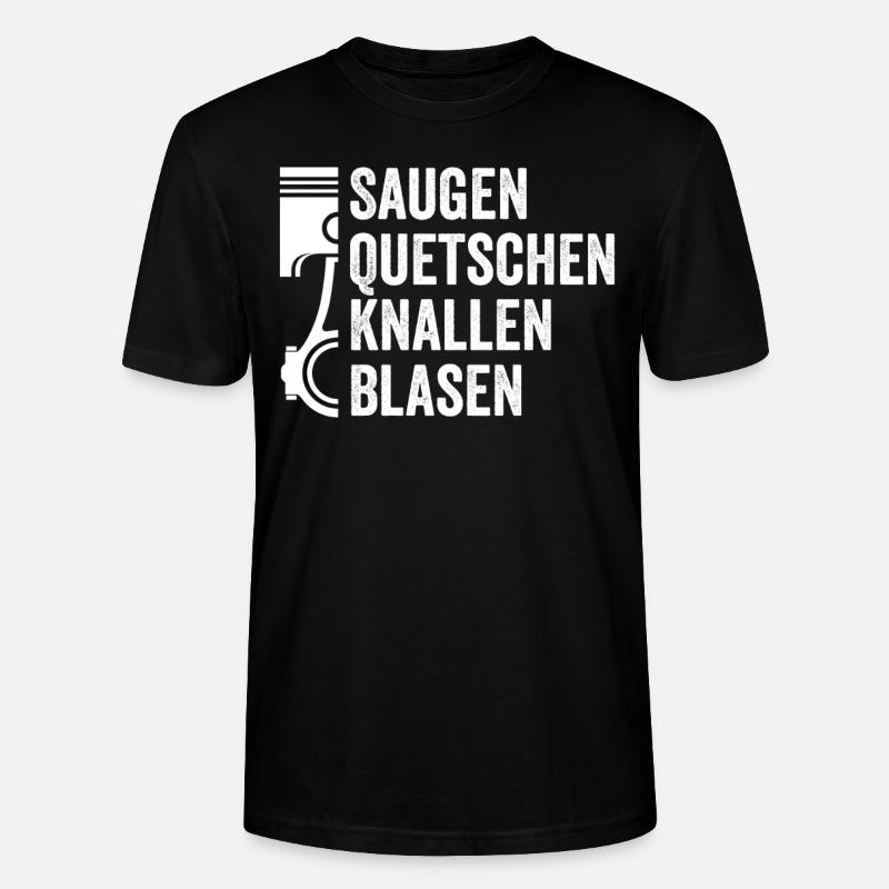 Auto Tuning Tuner Szene - Stanley/Stella Unisex Bio-T-Shirt CRAFTER - Schwarz