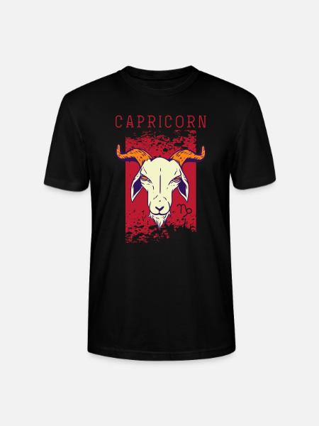 Steinbock-Geburts-Zeichen-Astrologie-Horoskop - Stanley/Stella Unisex Bio-T-Shirt CRAFTER - Schwarz