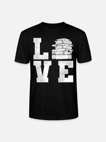 Book love hobby - Stanley/Stella CRAFTER Unisex Organic T-Shirt - black