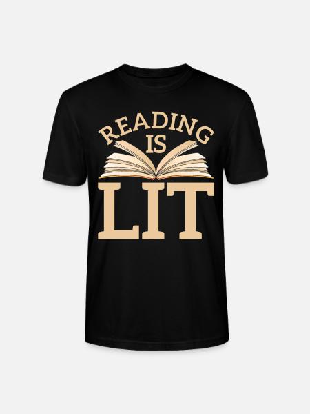 Book literature - Stanley/Stella CRAFTER Unisex Organic T-Shirt - black