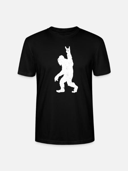 Bigfoot rock - Stanley/Stella CRAFTER Unisex Organic T-Shirt - black