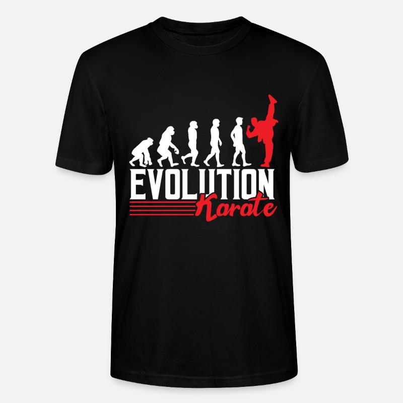 Evolution karate - Stanley/Stella CRAFTER Unisex Organic T-Shirt - black
