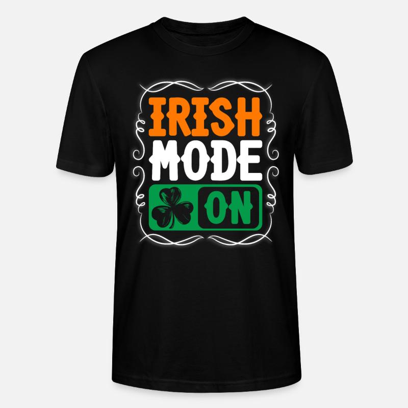 Enfants d'Irlande - T-shirt bio CRAFTER Stanley Stella Unisexe - noir