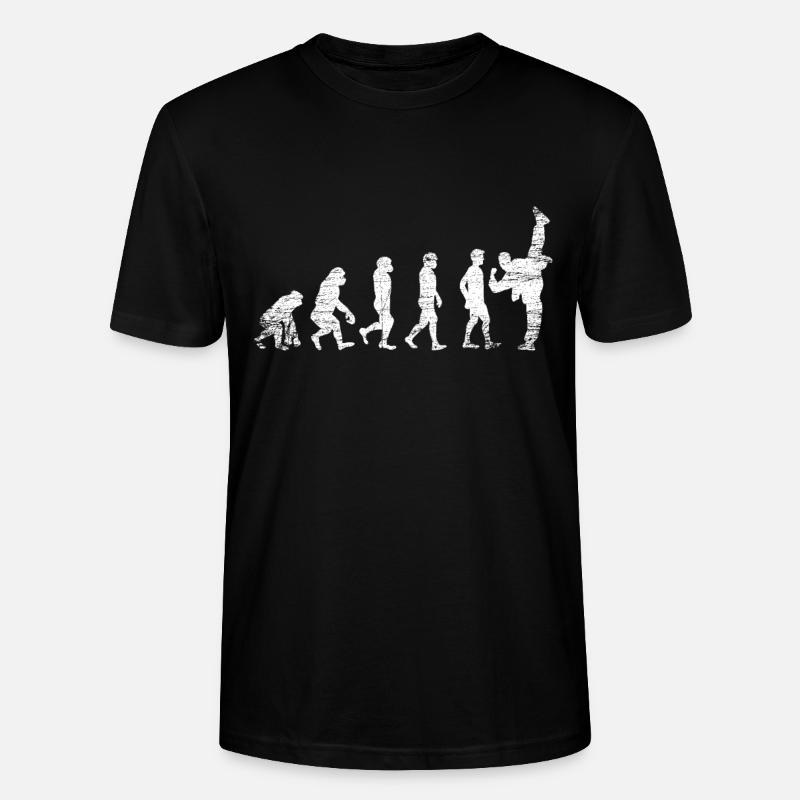Karate Evolution Sport - Stanley/Stella Unisex Bio-T-Shirt CRAFTER - Schwarz