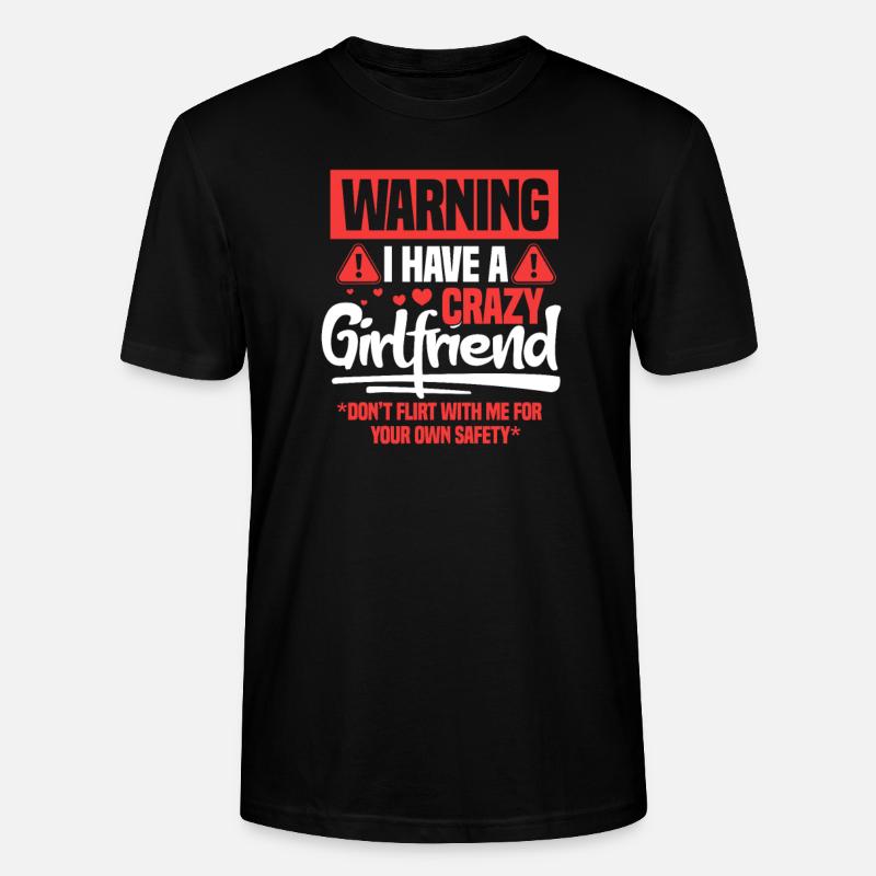 Couples copine relation partenaire copain - T-shirt bio CRAFTER Stanley Stella Unisexe - noir