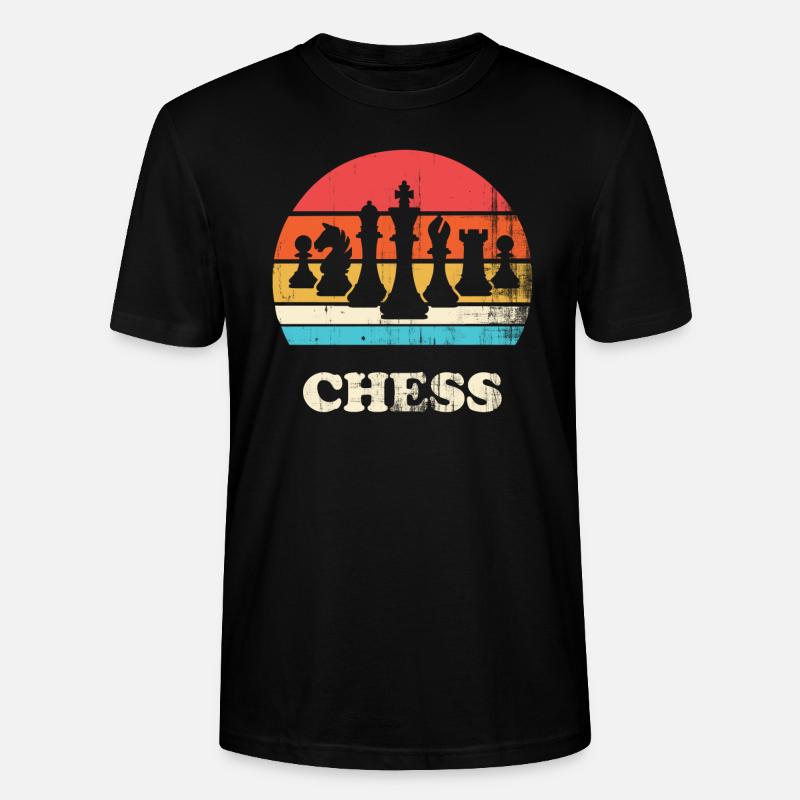 schach - Stanley/Stella Unisex Bio-T-Shirt CRAFTER - Schwarz