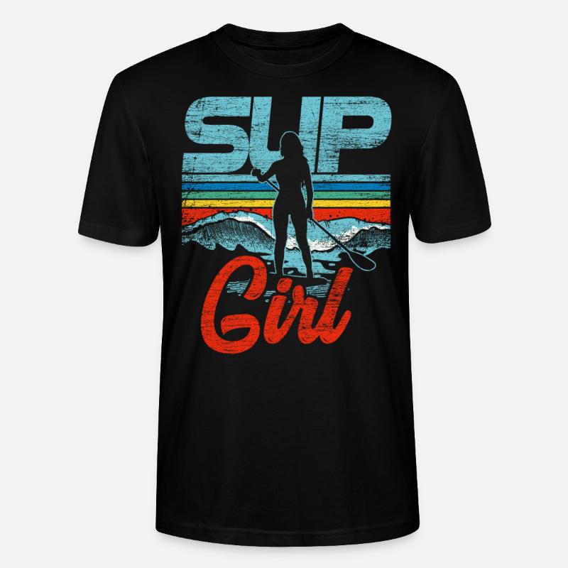 Stand Up Paddle - Stanley/Stella Unisex Bio-T-Shirt CRAFTER - Schwarz