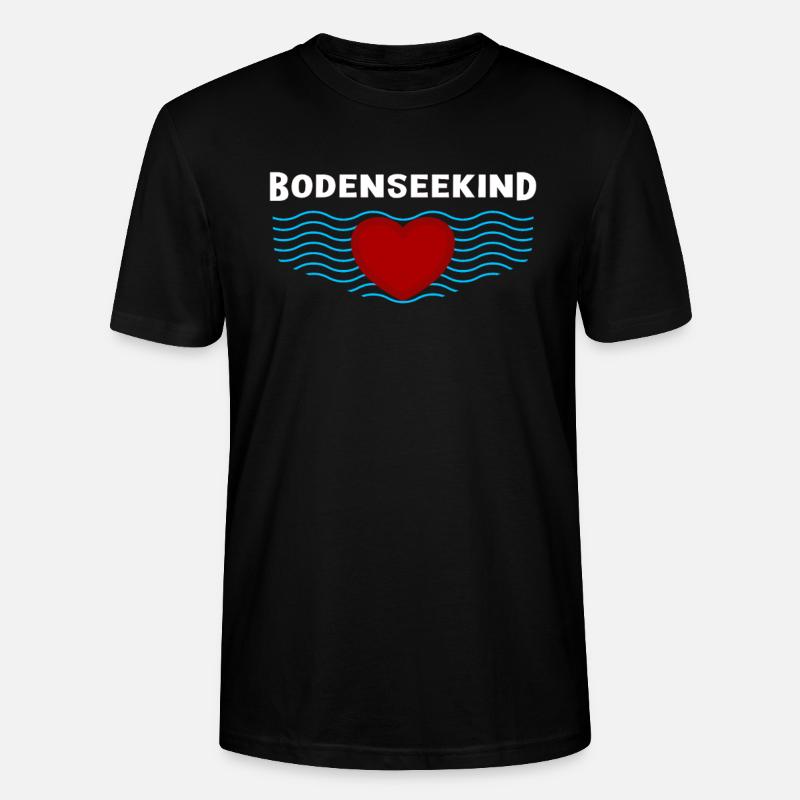 Bodenseekind - Stanley/Stella Unisex Bio-T-Shirt CRAFTER - Schwarz