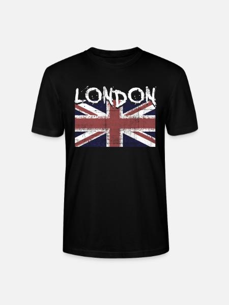 London - Stanley/Stella CRAFTER Unisex Organic T-Shirt - black