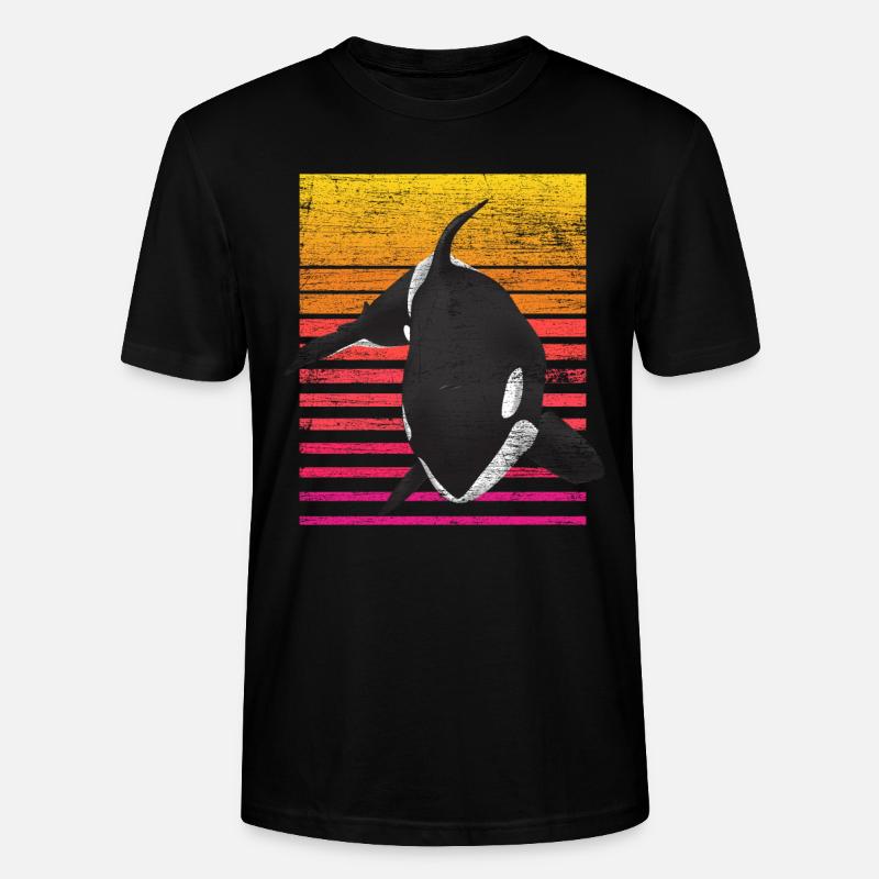 Orca Wal - Stanley/Stella Unisex Bio-T-Shirt CRAFTER - Schwarz