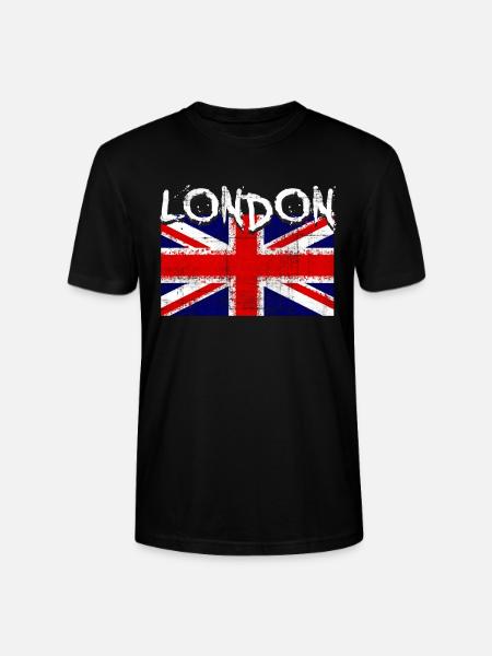 London England - Stanley/Stella CRAFTER Unisex Organic T-Shirt - black
