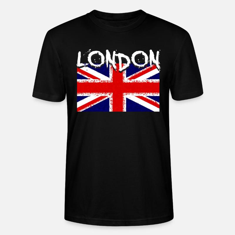 Londres - T-shirt bio CRAFTER Stanley Stella Unisexe - noir