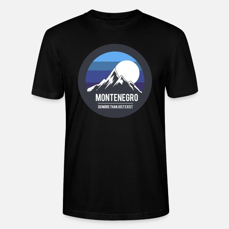 Montenegro - Stanley/Stella Unisex Bio-T-Shirt CRAFTER - Schwarz