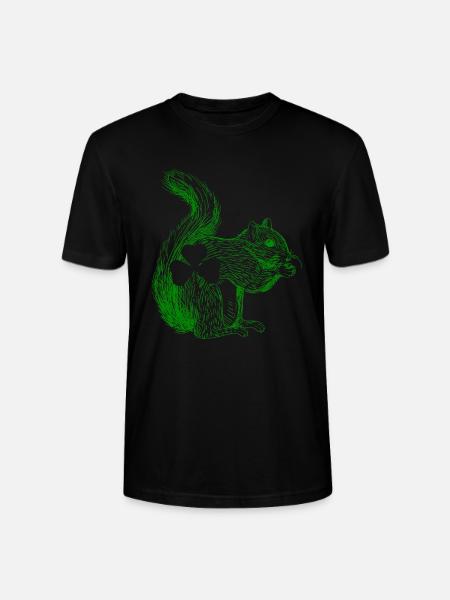Squirrel Cute animal - Stanley/Stella CRAFTER Unisex Organic T-Shirt - black