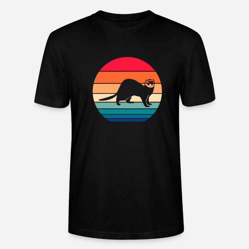 Frettchen - Stanley/Stella Unisex Bio-T-Shirt CRAFTER - Schwarz