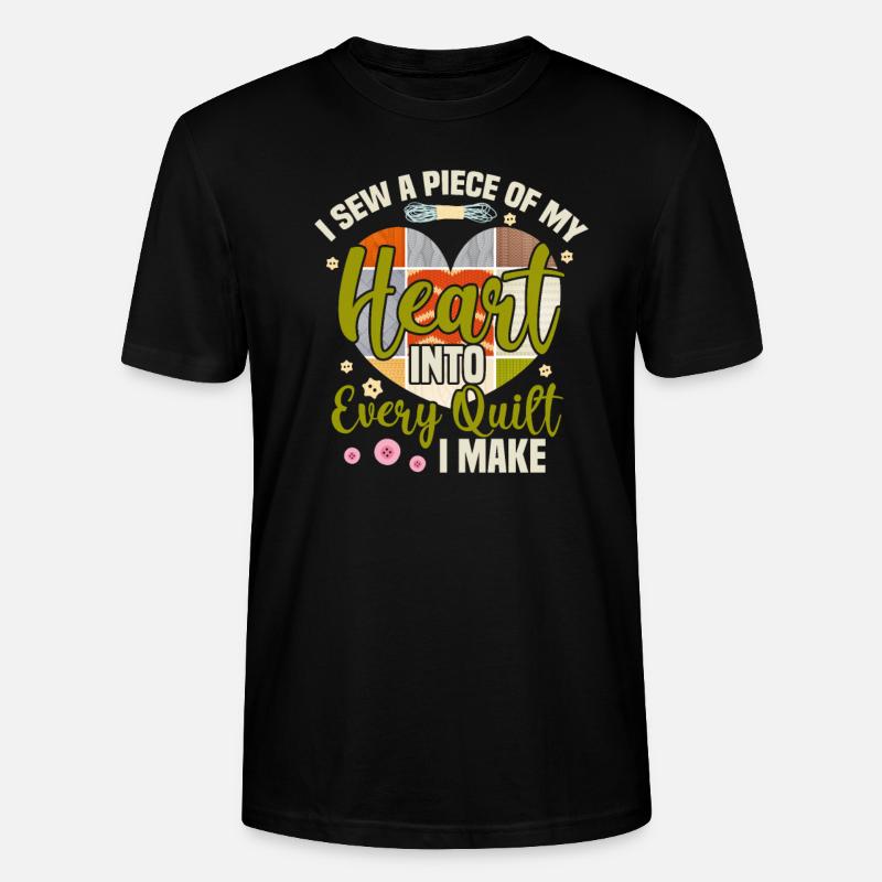 Nähen - Stanley/Stella Unisex Bio-T-Shirt CRAFTER - Schwarz