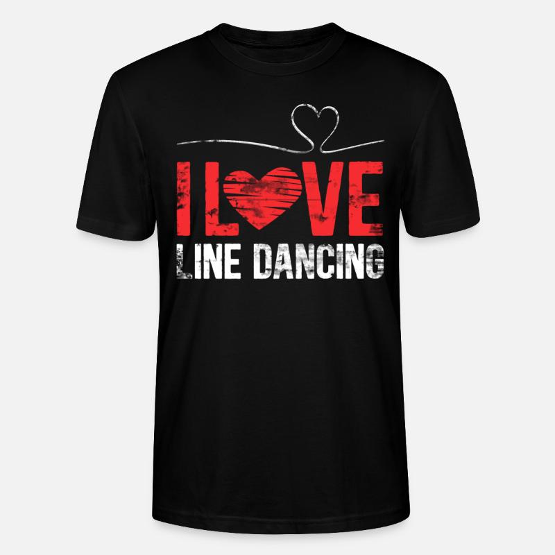 Linedance - Stanley/Stella Unisex Bio-T-Shirt CRAFTER - Schwarz