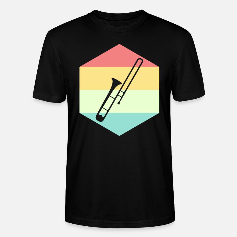 Posaune - Stanley/Stella Unisex Bio-T-Shirt CRAFTER - Schwarz