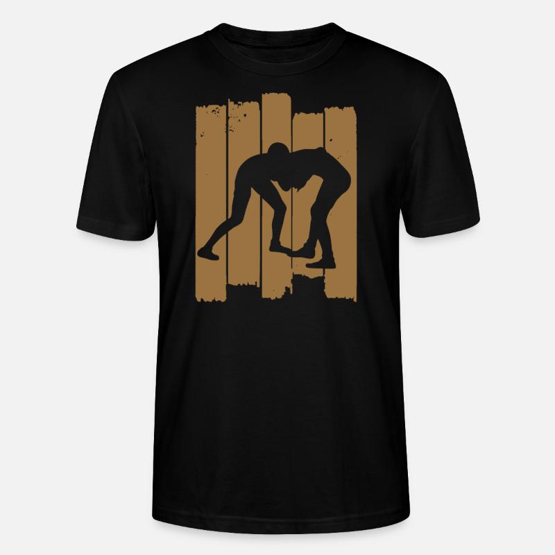 lutter - T-shirt bio CRAFTER Stanley Stella Unisexe - noir