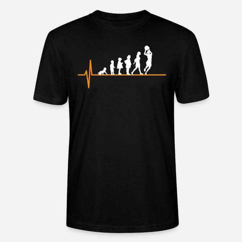 Joueur de basket Evolution - T-shirt bio CRAFTER Stanley Stella Unisexe - noir