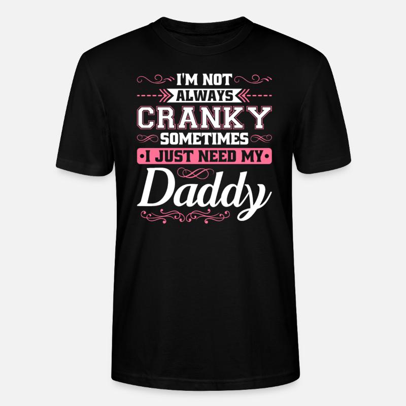 Papas Mädchenhemd - Stanley/Stella Unisex Bio-T-Shirt CRAFTER - Schwarz