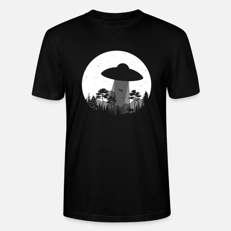 Ufo - Stanley/Stella Unisex Bio-T-Shirt CRAFTER - Schwarz