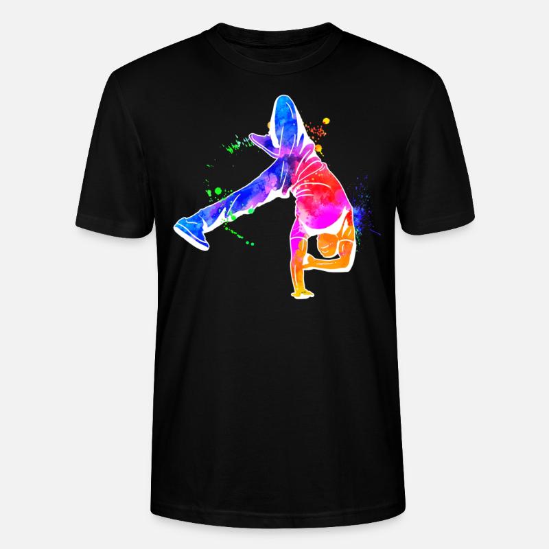 Breakdance Geschenk Geschenkidee - Stanley/Stella Unisex Bio-T-Shirt CRAFTER - Schwarz