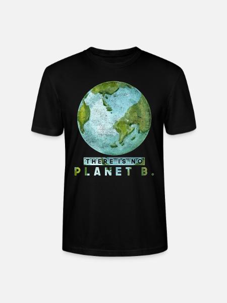 Earth Day environmental protection planet - Stanley/Stella CRAFTER Unisex Organic T-Shirt - black