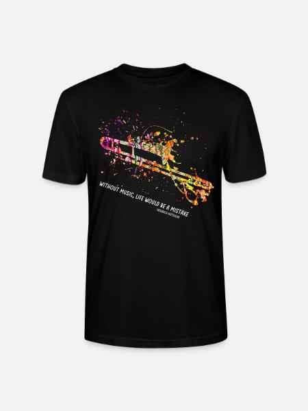 posaune - Stanley/Stella Unisex Bio-T-Shirt CRAFTER - Schwarz