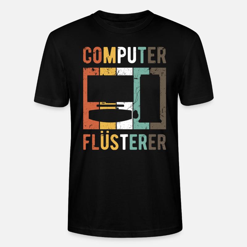Computerflüsterer Programm Entwickler - Stanley/Stella Unisex Bio-T-Shirt CRAFTER - Schwarz