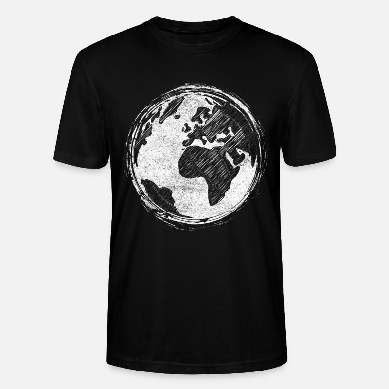Earth Day - Stanley/Stella Unisex Bio-T-Shirt CRAFTER - Schwarz