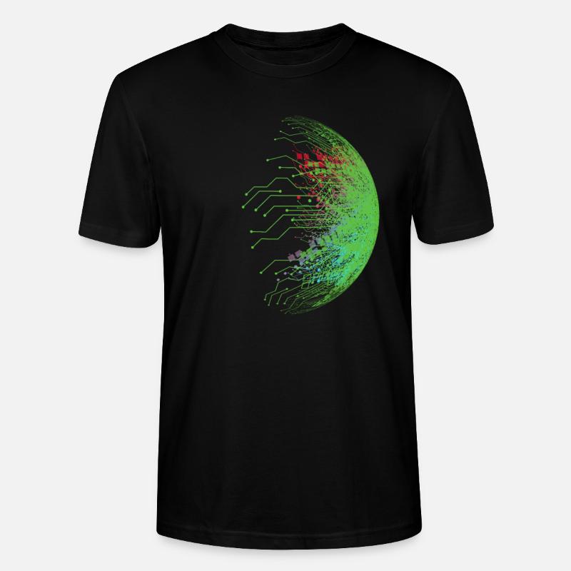 Binary code - Stanley/Stella CRAFTER Unisex Organic T-Shirt - black