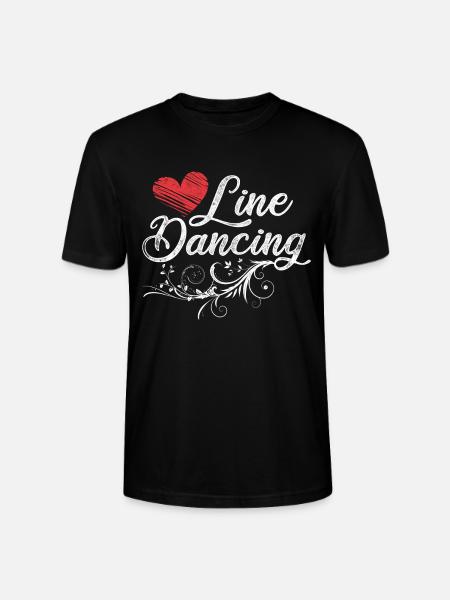 Line dance western - Stanley/Stella CRAFTER Unisex Organic T-Shirt - black