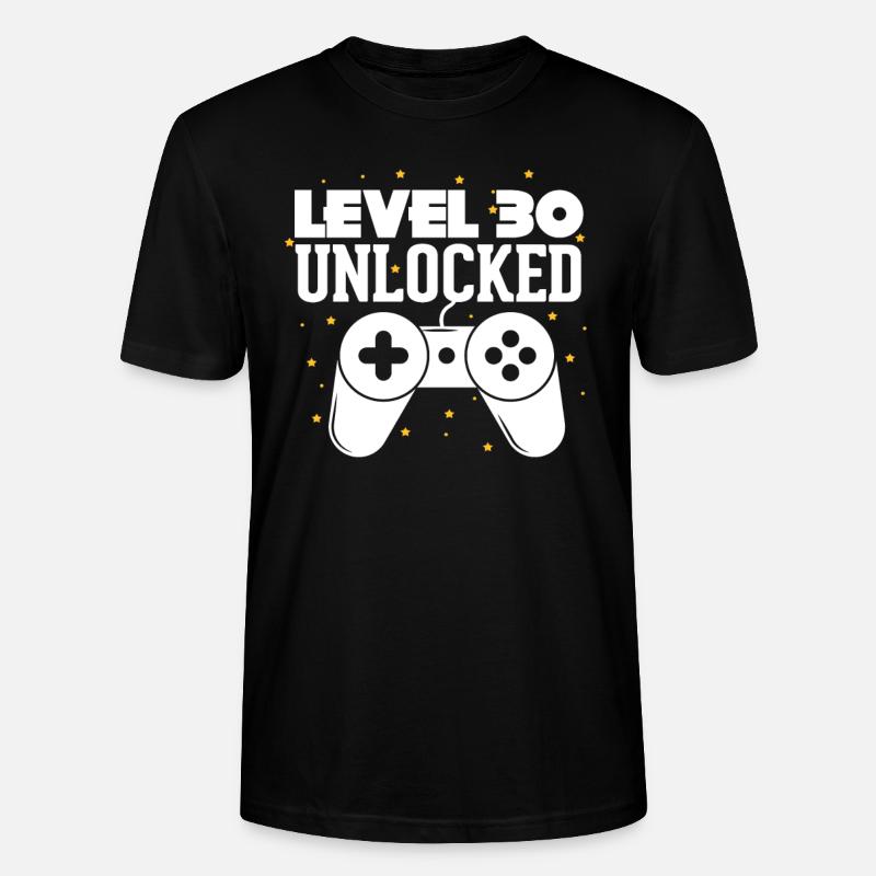 Level 30 - Stanley/Stella Unisex Bio-T-Shirt CRAFTER - Schwarz