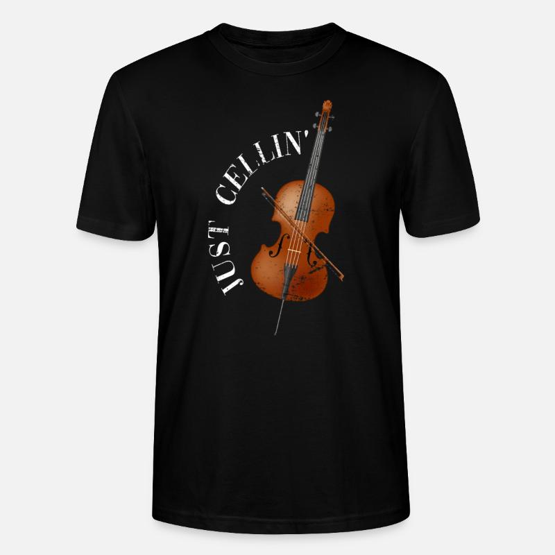 Violoncelle violoncelle - T-shirt bio CRAFTER Stanley Stella Unisexe - noir