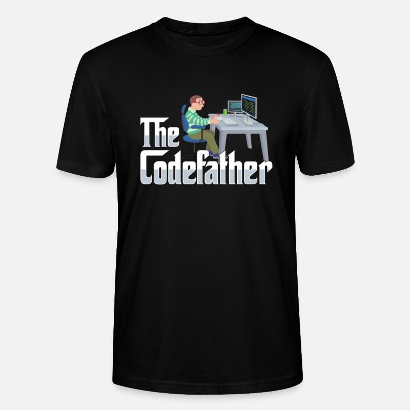 Lustiger IT-Abteilung-Softwareentwickler-Computer - Stanley/Stella Unisex Bio-T-Shirt CRAFTER - Schwarz