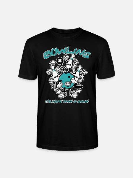 Bowling, c'est plus qu'un jeu - T-shirt bio CRAFTER Stanley Stella Unisexe - noir