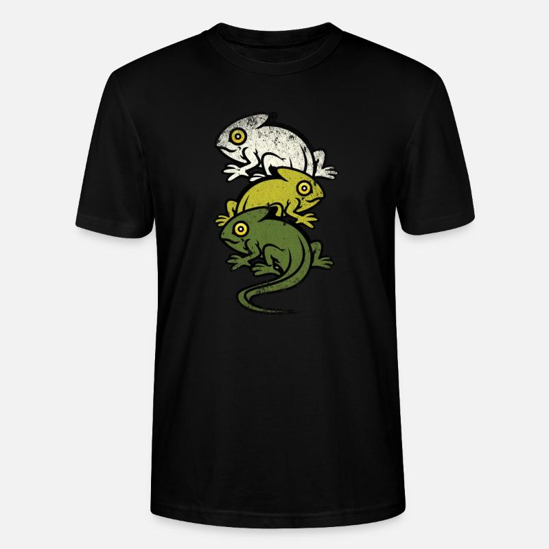 Chameleon - Stanley/Stella Unisex Bio-T-Shirt CRAFTER - Schwarz