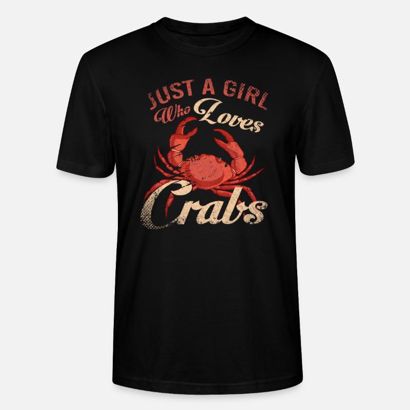 Krabbe Mädchen - Stanley/Stella Unisex Bio-T-Shirt CRAFTER - Schwarz