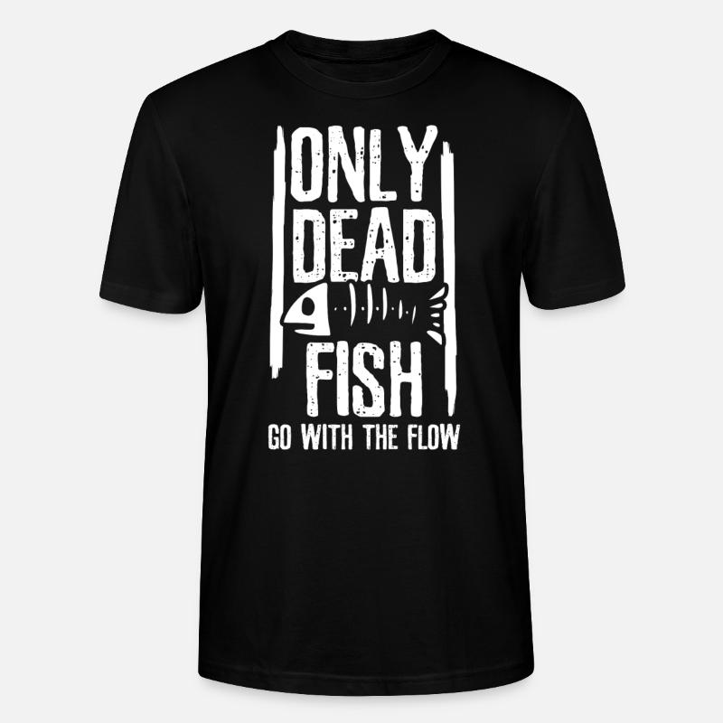 poisson mort - T-shirt bio CRAFTER Stanley Stella Unisexe - noir