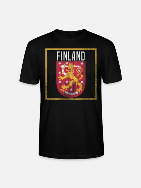 Finnland - Stanley/Stella Unisex Bio-T-Shirt CRAFTER - Schwarz