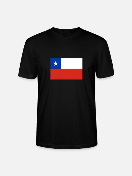Chile Chilean Flag Flag - Stanley/Stella CRAFTER Unisex Organic T-Shirt - black