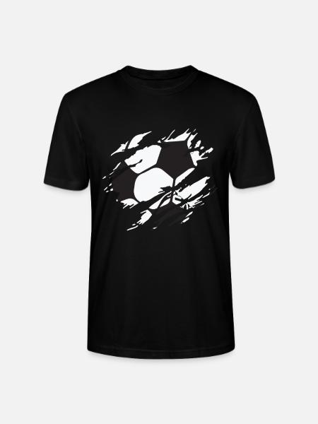 Fußball Fussball - Stanley/Stella Unisex Bio-T-Shirt CRAFTER - Schwarz