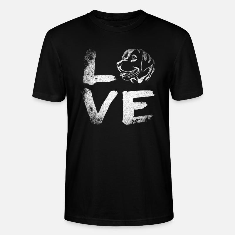 Labrador - Stanley/Stella Unisex Bio-T-Shirt CRAFTER - Schwarz