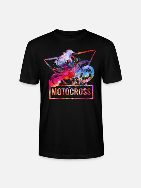 Motocross - Stanley/Stella CRAFTER Unisex Organic T-Shirt - black