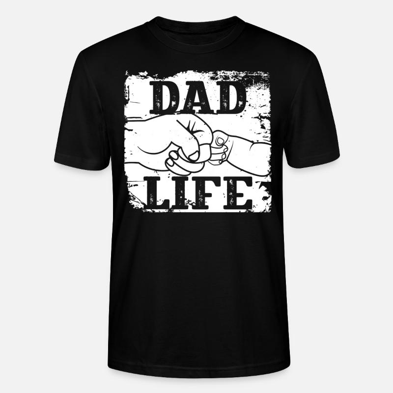 Papa Leben - Stanley/Stella Unisex Bio-T-Shirt CRAFTER - Schwarz