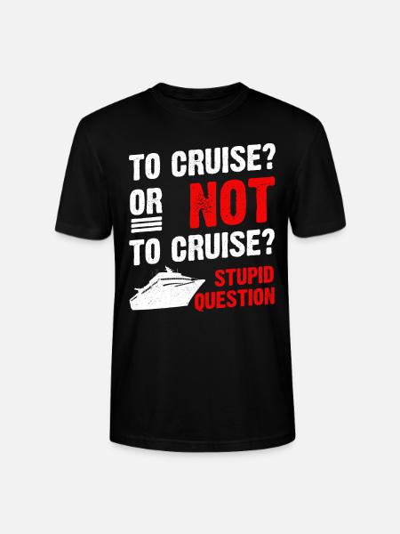 Kreuzfahrt oder nicht Kreuzfahrt Kreuzfahrtschiff - Stanley/Stella Unisex Bio-T-Shirt CRAFTER - Schwarz