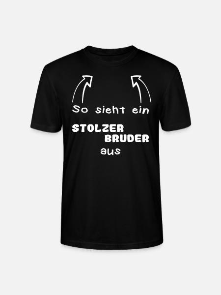 Stolzer Bruder - Stanley/Stella Unisex Bio-T-Shirt CRAFTER - Schwarz