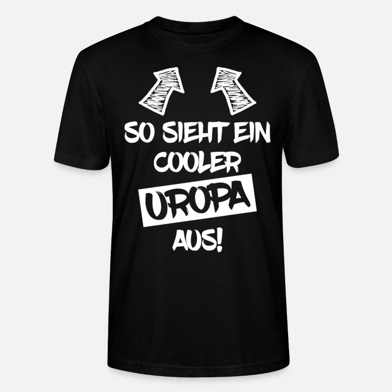 Uropa - Stanley/Stella Unisex Bio-T-Shirt CRAFTER - Schwarz