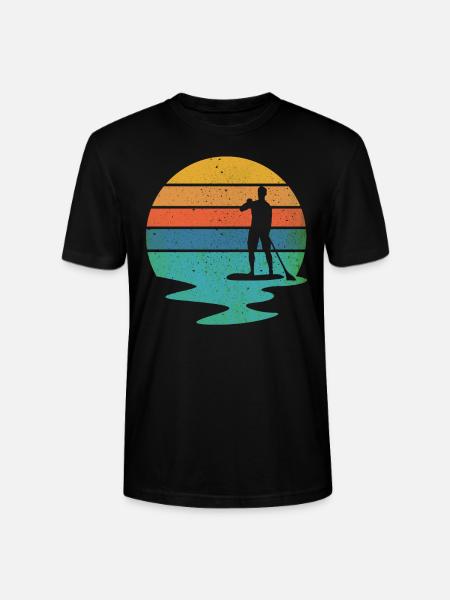 Stand up paddle - T-shirt bio CRAFTER Stanley Stella Unisexe - noir
